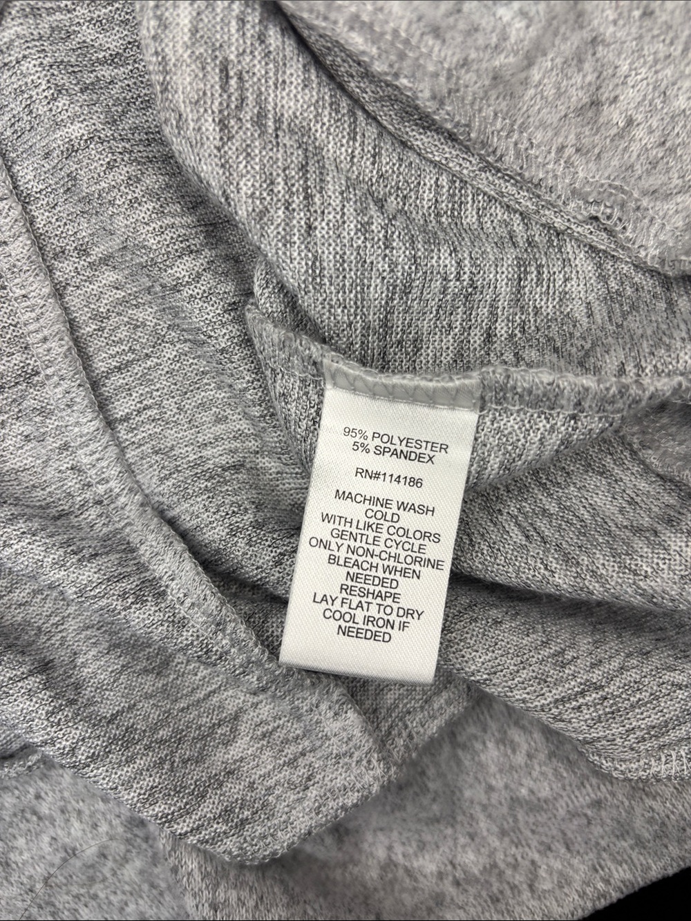 Light Gray Studded Crewneck Sweater Love Scarlett Brand Size L - Picture 4 of 5
